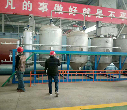 中小型動物植物油精煉成套設備案例